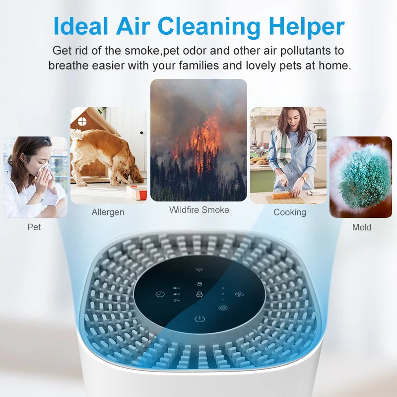 AromaBox Air Purifier – HEPA Filtration with Aromatherapy for Cleaner, Calmer Air