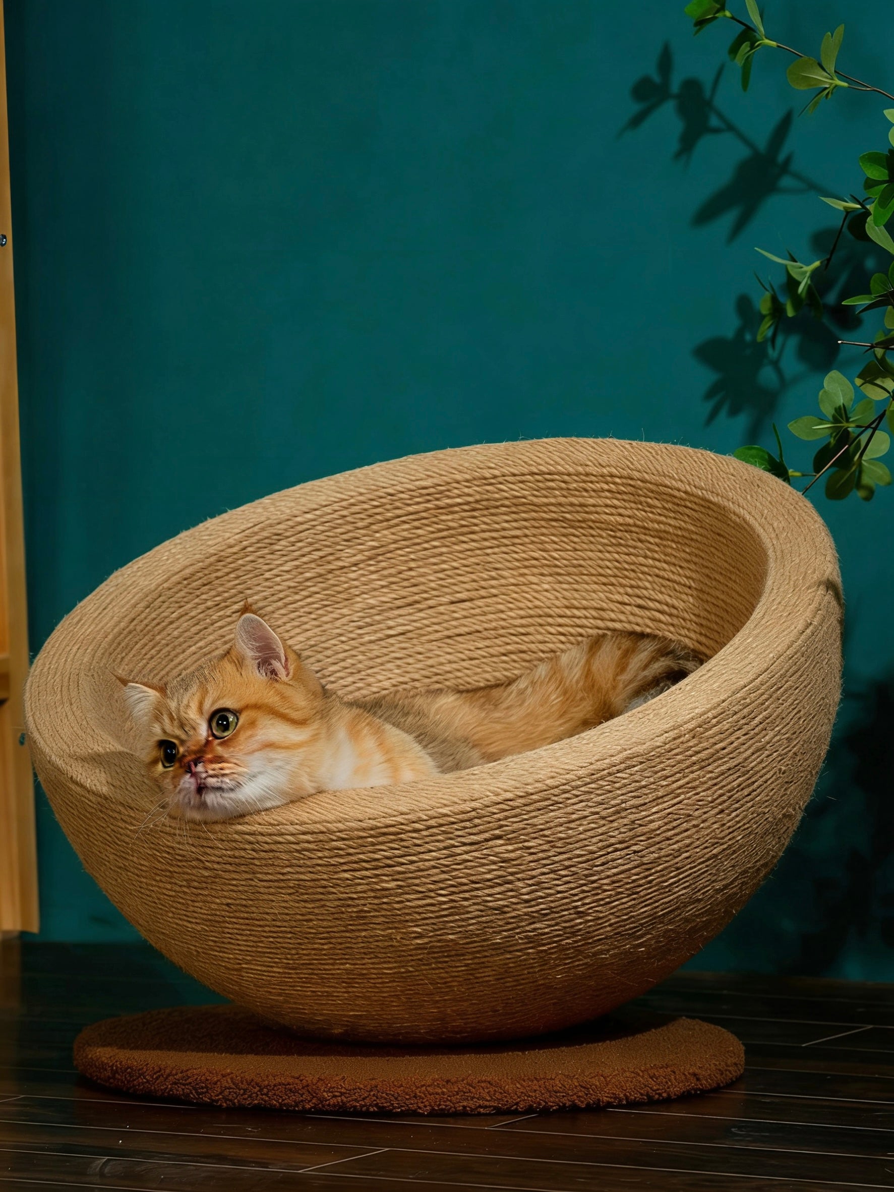 Cat Scratch Board & Nest – Natural Comfort, Play, and Relaxation