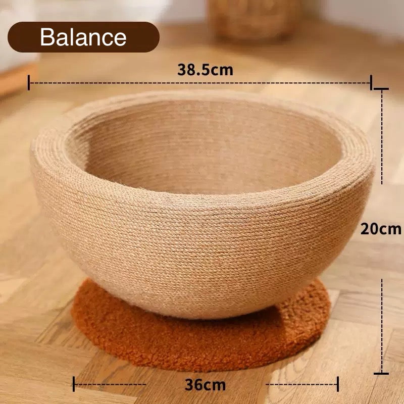 Cat Scratch Board & Nest – Natural Comfort, Play, and Relaxation