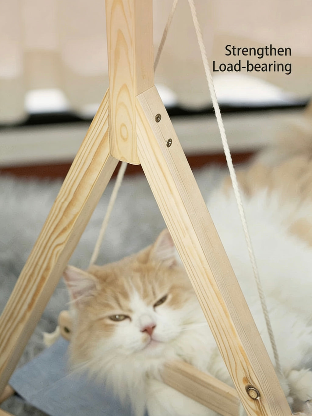 Double Layer Cat Hammock Bed – Elevated Comfort & Secure Support