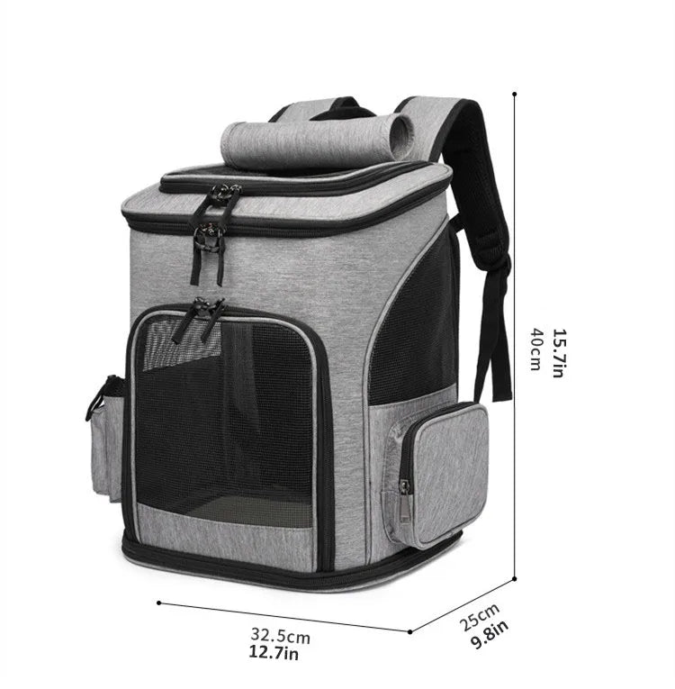 Large Capacity Foldable Pet Carrier Backpack