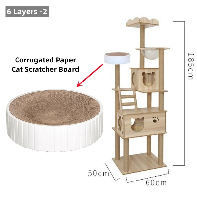 Luxury Multi-Level Cat Tree Tower