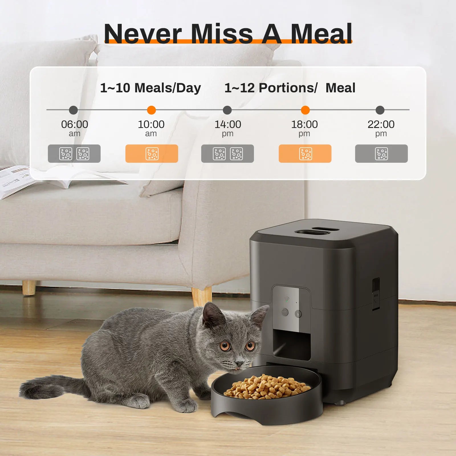 2L Smart Automatic Pet Feeder