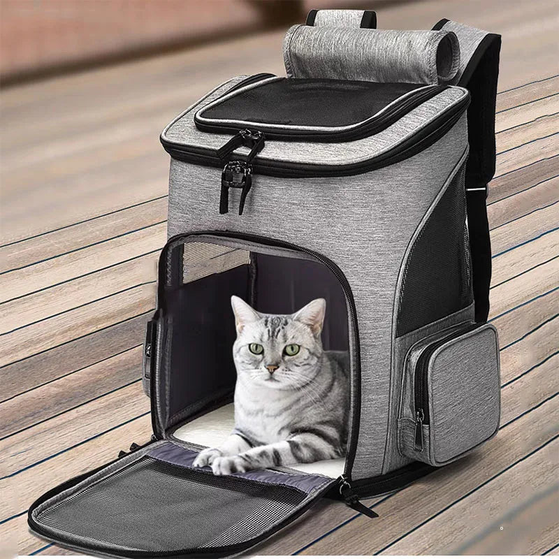 Large Capacity Foldable Pet Carrier Backpack